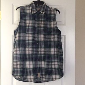 Abercrombie and Fitch Retro Plaid Flannel Shirt